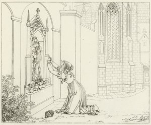 Illustration för Goethes Faust av Friedrich August Moritz Retzsch