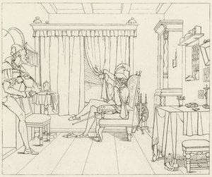 Illustration för Goethes Faust av Friedrich August Moritz Retzsch