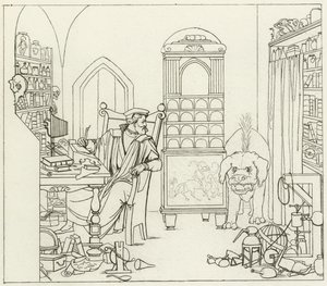Illustration för Goethes Faust av Friedrich August Moritz Retzsch