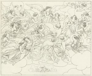Illustration för Goethes Faust av Friedrich August Moritz Retzsch