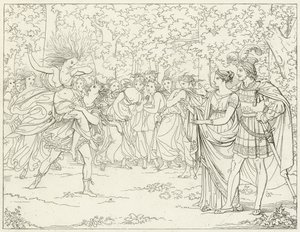 Illustration för Goethes Faust av Friedrich August Moritz Retzsch