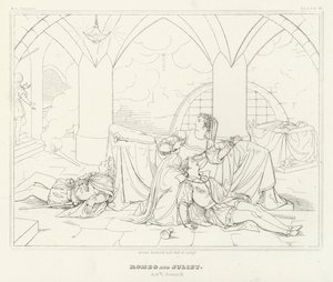 Romeo och Julia, Akt V, Scen 3 (gravyr)