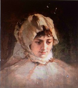 FriedrichAugustvonKaulbach MalerinMarieWeber beskuren av Friedrich August von Kaulbach