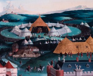 Intervju med Francois I och Henry VIII på Golden Sheet Camp 7 juni
