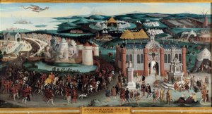 Intervju med Francois I och Henry VIII på camp du cloth d