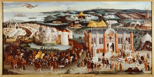 Möte mellan Francois I av Frankrike och Henry VIII av England på Camp du Drap d