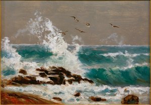 Ostvindsurfning på Arran av Friedrich Ernst Morgenstern