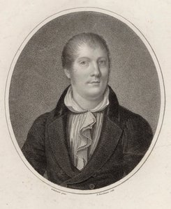 Porträtt av violinisten och kompositören Louis Spohr 1784-1859, 1820. av Friedrich Fleischmann