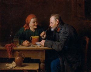 Middagsmaten av Friedrich Friedländer Ritter von Malheim