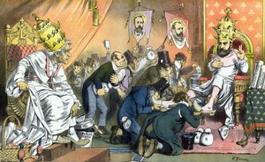 Bojkott av påven av Friedrich Graetz