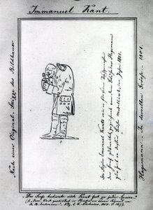 Kant blandar senap, 1801 av Friedrich Hagemann
