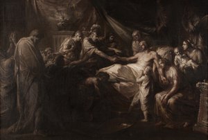 Der Tod des Germanicus av Friedrich Heinrich Fuger