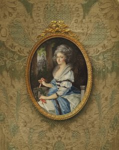 Portrait of Princess Elisabeth Wilhelmine Louise, daughter of Duke Eugene of Wurttemberg, 1788 