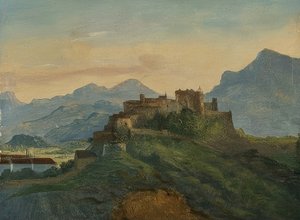 Fästning Hohensalzburg. Omkring 1826/35