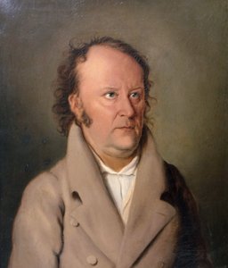 Porträtt av författaren Jean Paul 1763-1825, 1810. av Friedrich Meier