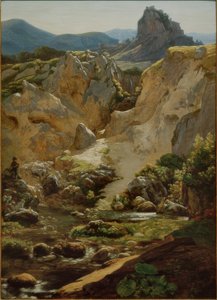 Området nedanför Cervaras i Aequerabergen av Friedrich Nerly