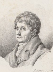 Porträtt av kompositören Antonio Salieri 1750-1825, 1821. av Friedrich Rehberg