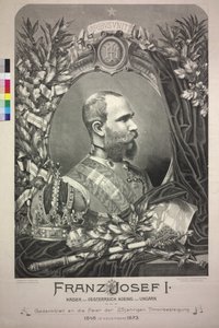 Kejsare av Österrike Franz Joseph I av Friedrich Wilhelm Bader