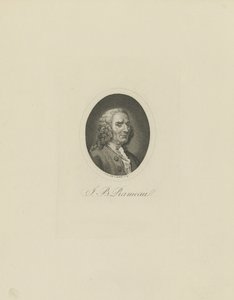 Porträtt av kompositören Jean-Philippe Rameau 1683-1764, 1802.