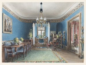 Det blå rummet, Schloss Fischbach, 1846