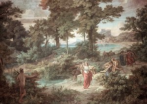 Odysseus och Nausicaa, Scener från Odysséen