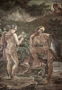 Odysseus på ön Circe, scener från Odysséen