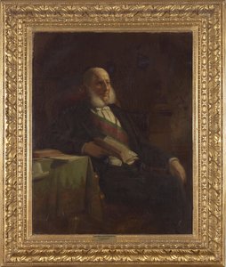 Anton Ritter von Schmerling (1805-1893), ordförande i det österrikiska kejserliga rådet av Friedrich von Amerling