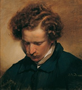 Målaren Eduard Bendemann av Friedrich von Amerling