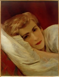 Friedrich (Fritz) Amerling på sjuksängen