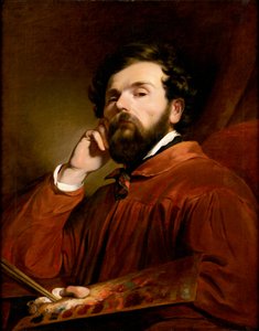 självporträtt av Friedrich von Amerling