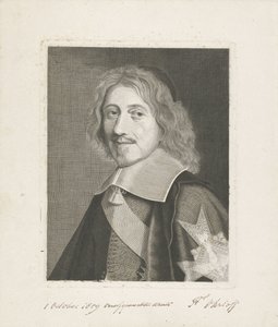 Porträtt av kansler Michel Le Tellier av Frits Ohrloff (signed by artist)