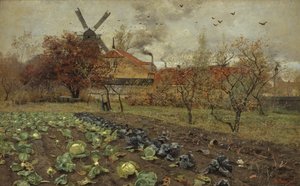 Utsikt över Amerikavej i Köpenhamn av Frits Thaulow