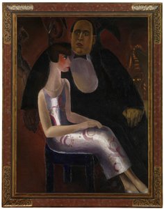 Porträtt av Paul-Gustave Van Hecke och hans fru Norine