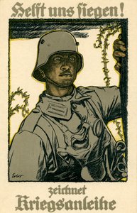 Tysk WW1 War Bonds affisch