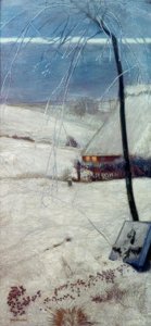Barnens grav i snön av Fritz Mackensen