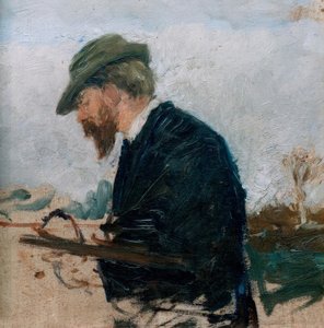 Otto Modersohn målning av Fritz Mackensen