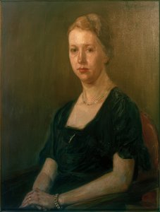 Porträtt av Hertha Römer av Fritz Mackensen