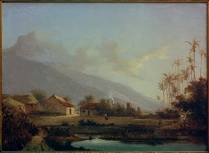 Tropiskt landskap av Fritz Melbye
