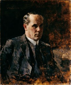 självporträtt av Fritz Rojka
