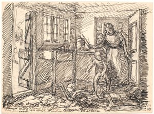 Hustrun skrek... av Fritz Syberg
