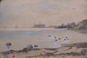 Stranden, Kronberg Helsinger av Fritz Syberg
