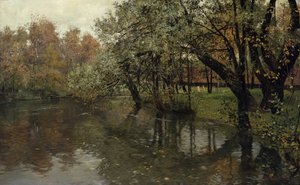 Höstdag vid Akerselva av Fritz Thaulow