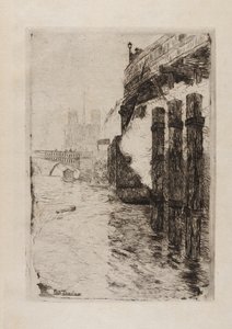Brygga av Fritz Thaulow