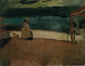 Utan titel, ca 1895 (olja på duk) av Fritz Thaulow
