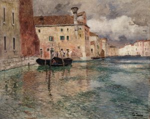 Venedig, ca 1899 (olja på duk) av Fritz Thaulow