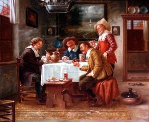 En gemytlig fest av Fritz Wagner