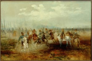 Slaget vid Buzancy av Fritz von Uhde