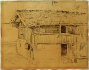 Oberbayern bondgård av Fritz von Uhde