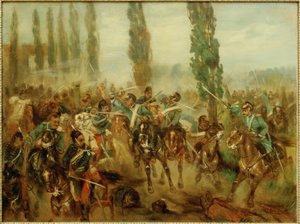 Slaget vid Buzancy av Fritz von Uhde