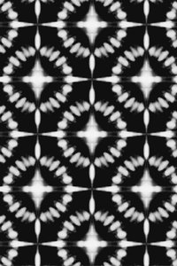 Monokromt shibori-mönster av Fun Qui